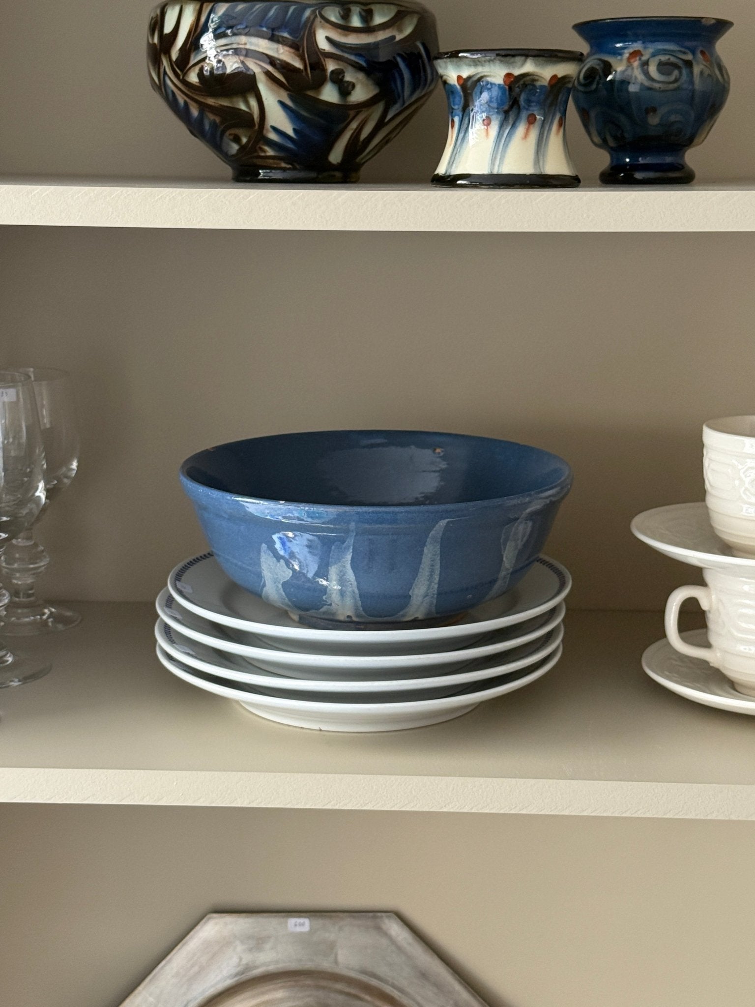 Blue ceramic bowl - NEROLI