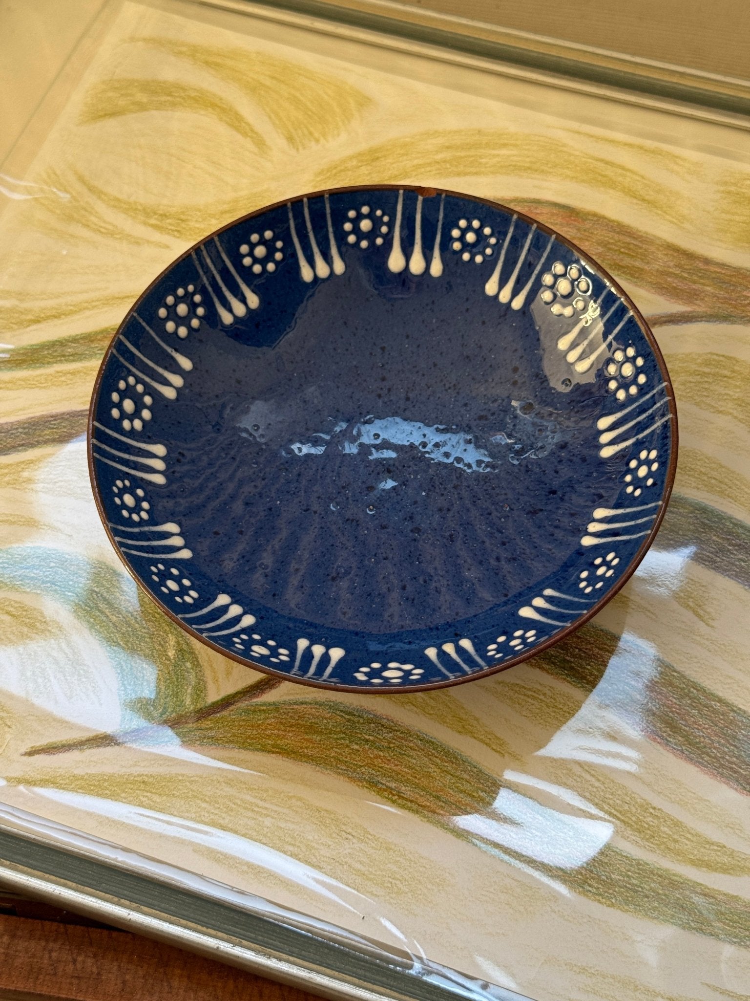 Blue ceramic bowl - NEROLI