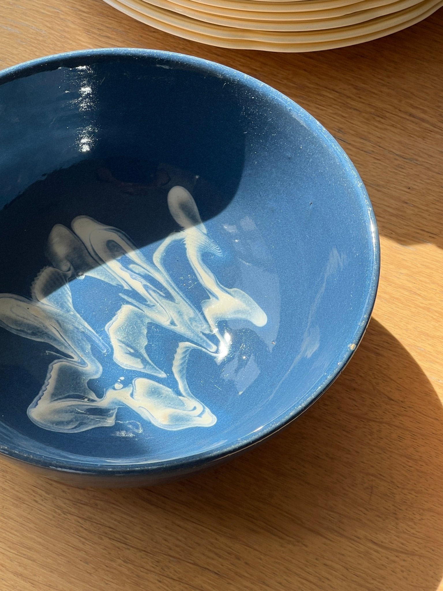 Blue ceramic bowl - NEROLI