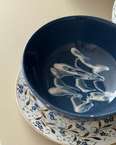 Blue ceramic bowl - NEROLI