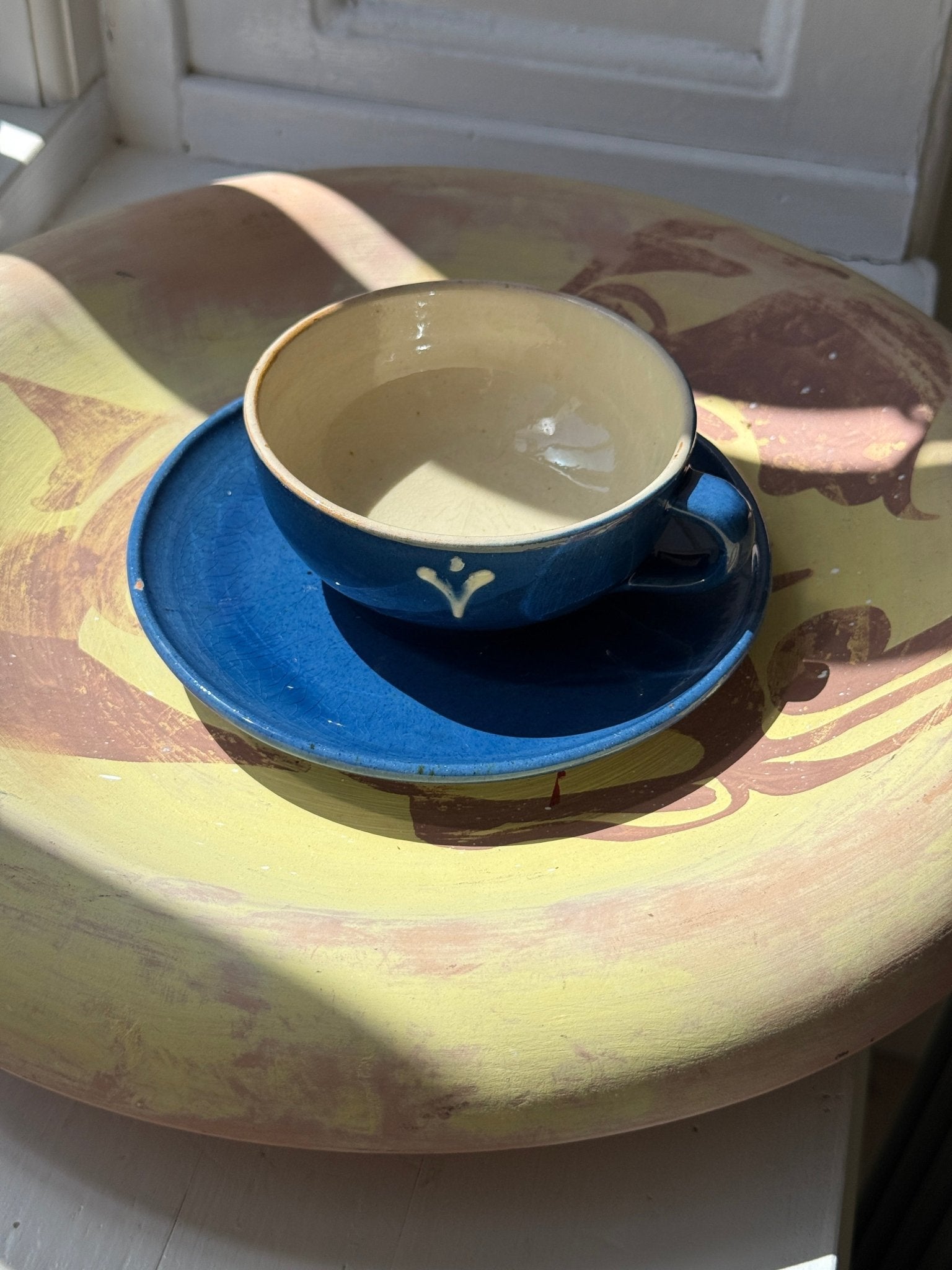 Blue ceramic cups (9 sets) - NEROLI
