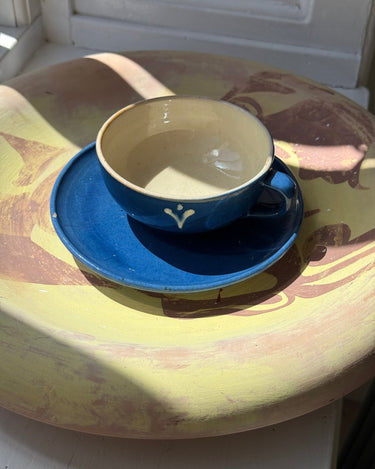 Blue ceramic cups (9 sets) - NEROLI