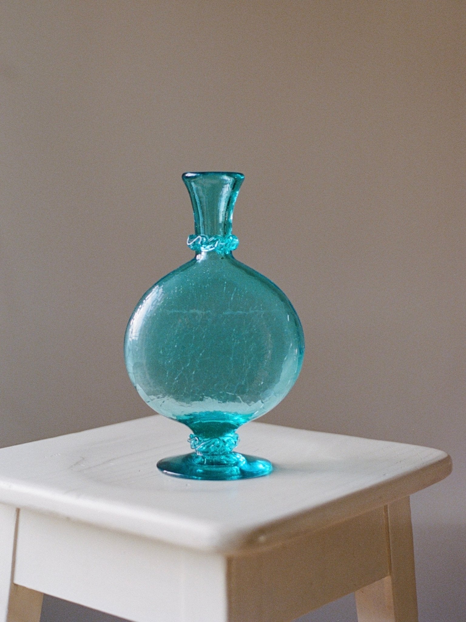 Blue craquelé vase - NEROLI