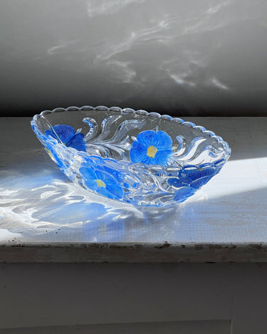 Blue crystal bowl - NEROLI