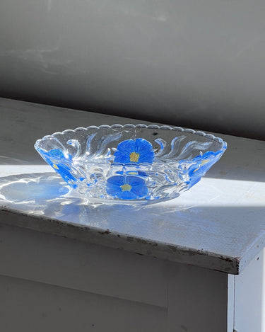 Blue crystal bowl - NEROLI