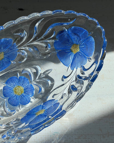 Blue crystal bowl - NEROLI