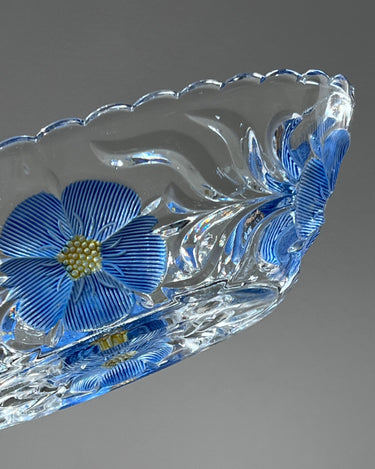 Blue crystal bowl - NEROLI