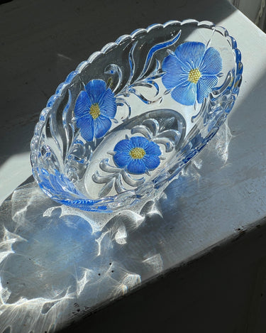 Blue crystal bowl - NEROLI