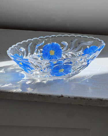 Blue crystal bowl - NEROLI