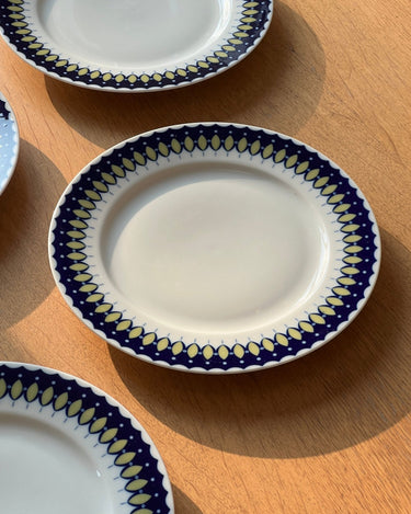 Blue dinner plates (4 pcs) - NEROLI