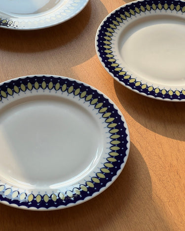 Blue dinner plates (4 pcs) - NEROLI