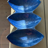Blue enamel platter - NEROLI