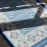 Blue flatweave rug - NEROLI