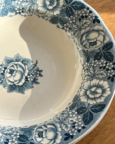 Blue floral cereal bowls - NEROLI