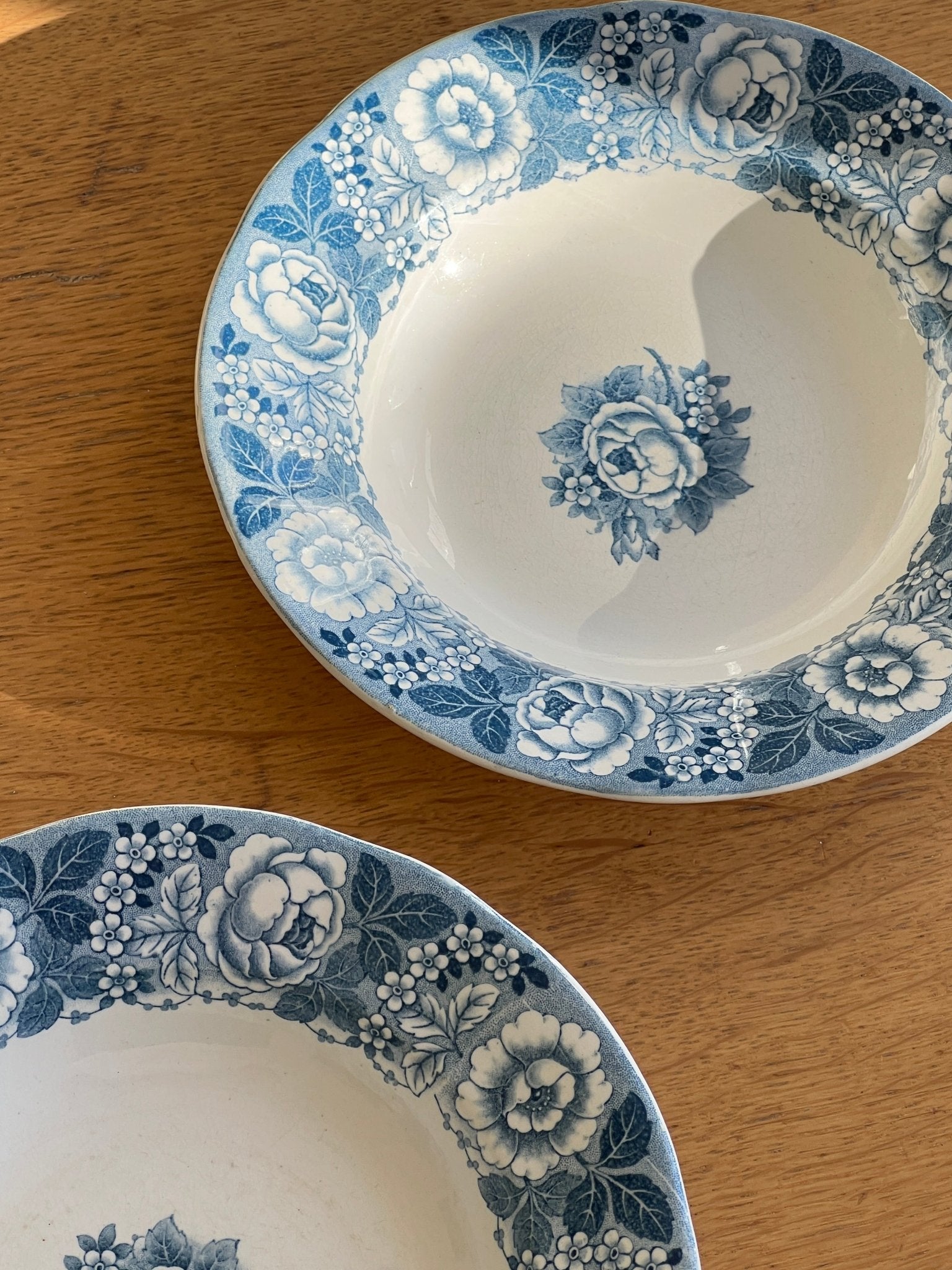 Blue floral cereal bowls - NEROLI