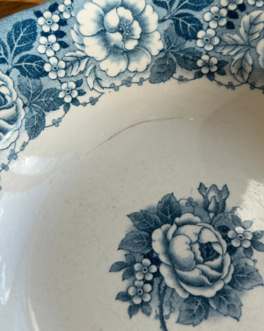 Blue floral cereal bowls - NEROLI