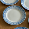 Blue floral dinner plates (10 pcs) - NEROLI