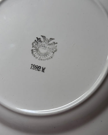 Blue floral dinner plates (12 pcs) - NEROLI