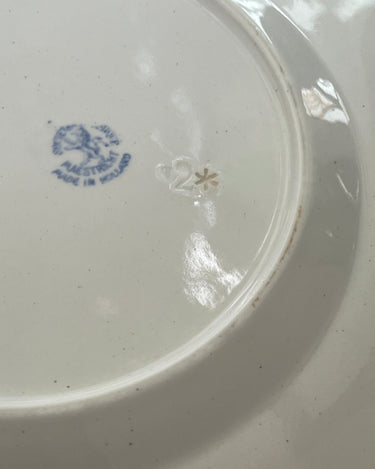 Blue floral dinner plates (7 pcs) - NEROLI