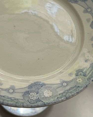 Blue floral dinner plates (7 pcs) - NEROLI