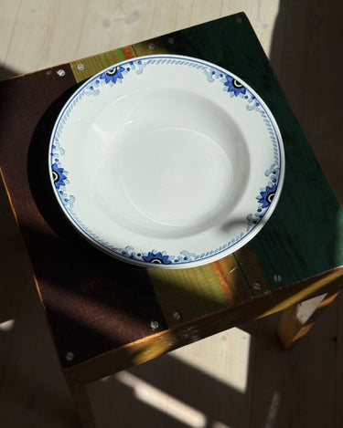 Blue floral pasta plates (10 pcs) - NEROLI
