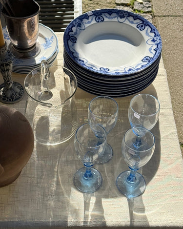 Blue floral pasta plates (10 pcs) - NEROLI
