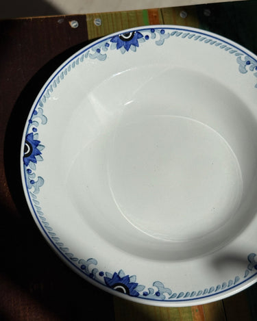Blue floral pasta plates (10 pcs) - NEROLI