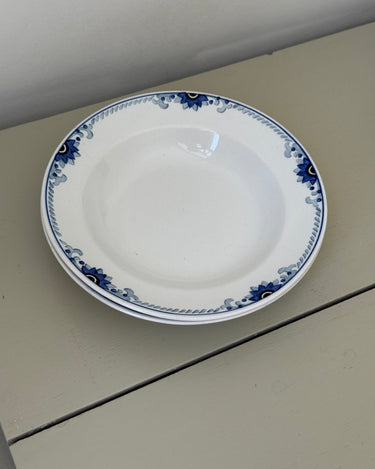 Blue floral pasta plates (10 pcs) - NEROLI