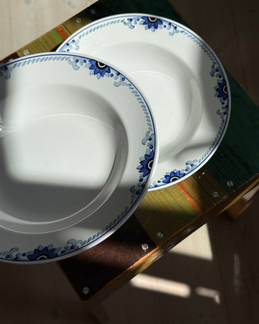 Blue floral pasta plates (10 pcs) - NEROLI