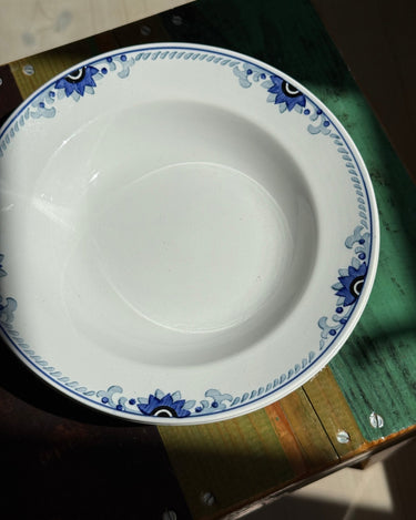 Blue floral pasta plates (10 pcs) - NEROLI