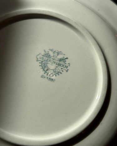 Blue floral pasta plates (12 pcs) - NEROLI