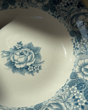 Blue floral pasta plates (12 pcs) - NEROLI