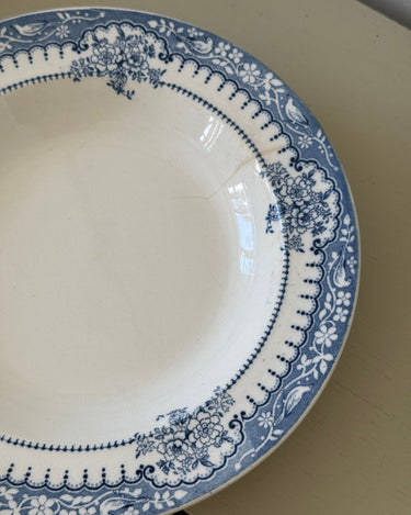 Blue floral pasta plates (4 pcs) - NEROLI