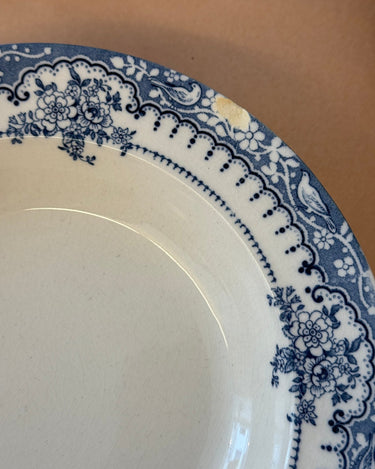 Blue floral pasta plates (9 pcs) - NEROLI