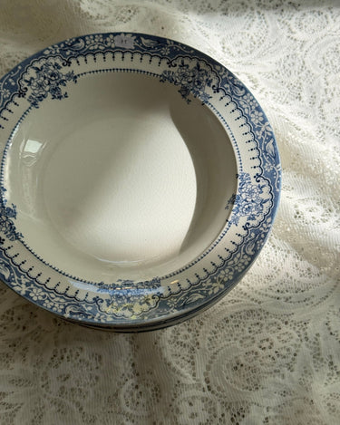 Blue floral pasta plates (9 pcs) - NEROLI