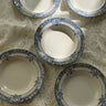 Blue floral pasta plates (9 pcs) - NEROLI