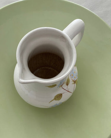 Blue floral pitcher - NEROLI