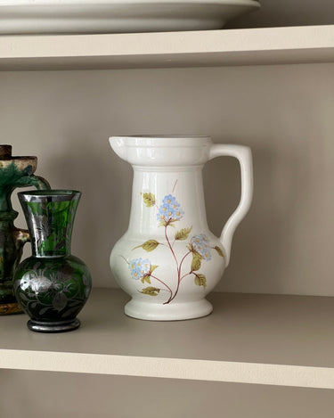 Blue floral pitcher - NEROLI