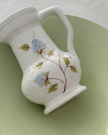 Blue floral pitcher - NEROLI