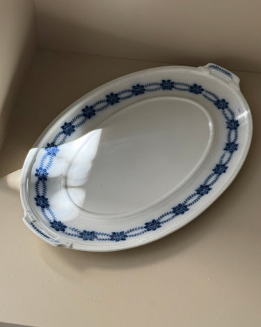 Blue floral platter - NEROLI