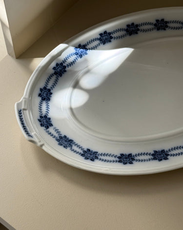 Blue floral platter - NEROLI