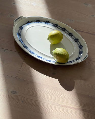 Blue floral platter - NEROLI