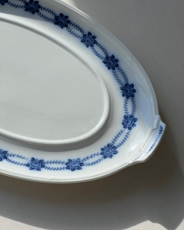 Blue floral platter - NEROLI