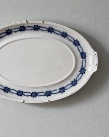 Blue floral platter - NEROLI