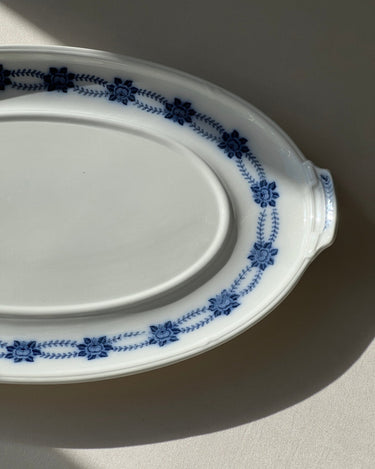 Blue floral platter - NEROLI