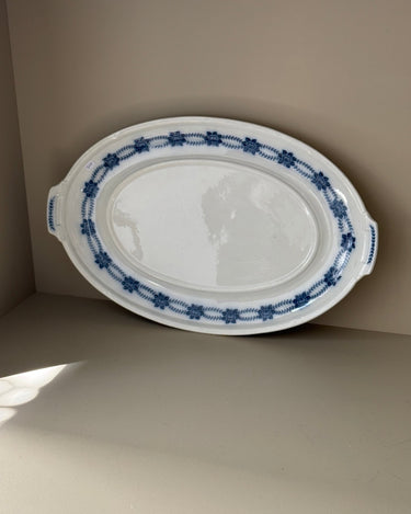 Blue floral platter - NEROLI