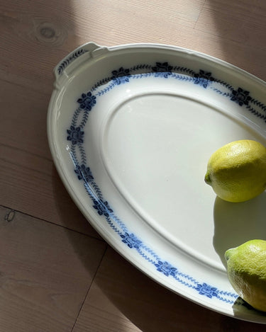 Blue floral platter - NEROLI