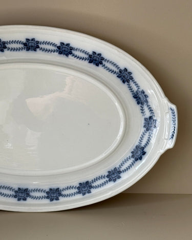 Blue floral platter - NEROLI