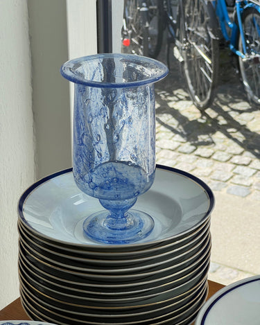 Blue glass vase - NEROLI