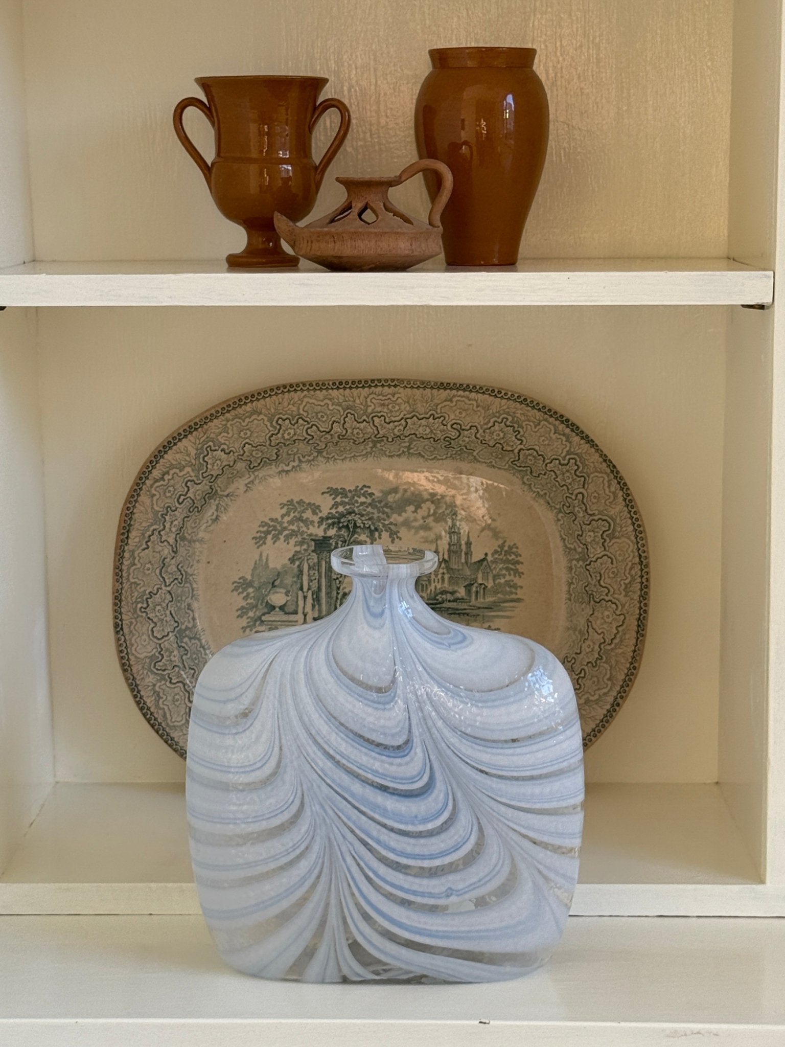 Blue glass vase - NEROLI